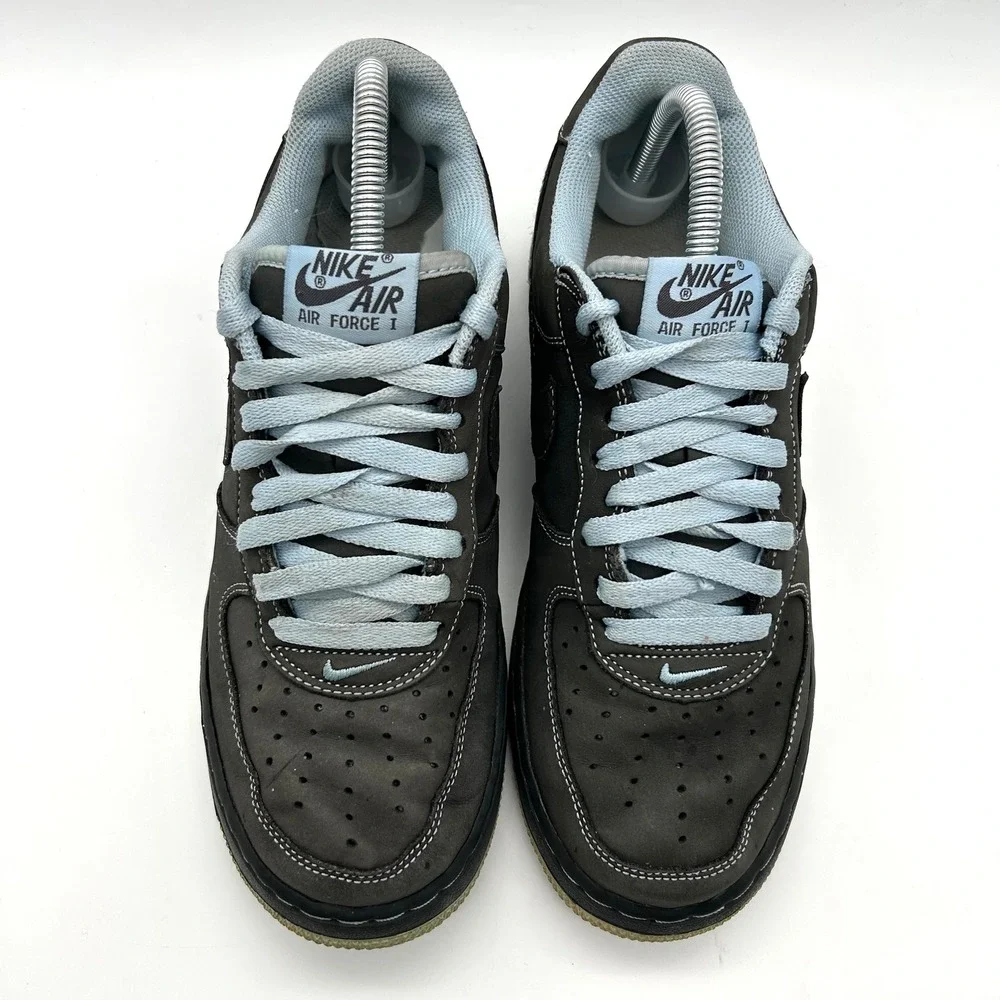 Nike Air Force 1 Low Sneakers Women Anthracite Ice‎ Blue Light Blue Shoes Y2K